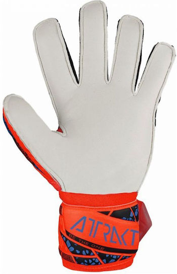 Reusch Attrakt Solid Finger Support Γάντια Τερματοφύλακα Παιδικά Πορτοκαλί
