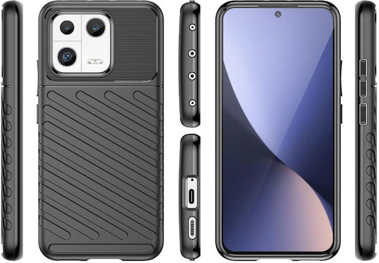 Thunder Back Cover Σιλικόνης Μαύρο (Xiaomi 13)