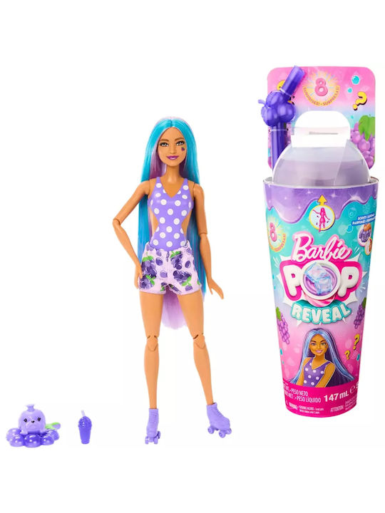 Pop Reveal Fruit Series Doll: Grape Fizz-scented Barbie