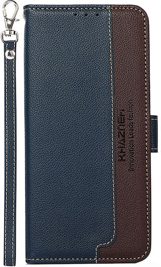 Khazneh Book Piele artificială Albastru (Xperia 10 IV)