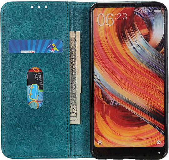 Samsung Портмоне Кожа / Силикон Зелен (Samsung Galaxy A55 5G)