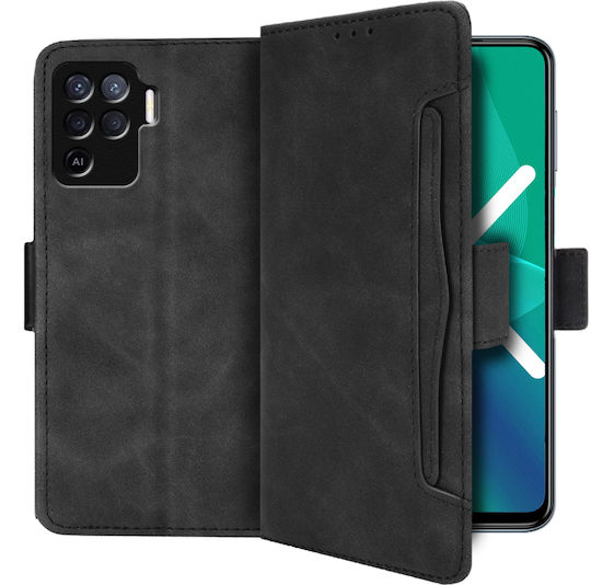 Oppo Buchen Sie Synthetisches Leder / Kunststoff / Silikon Schwarz (OPPO Lite)