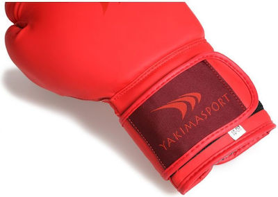 Yakimasport Mars Synthetic Leather Boxing Competition Gloves Red