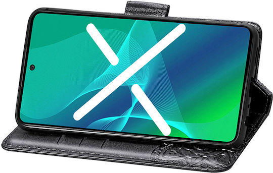 Infinix Book Synthetic Leather / Plastic / Silicone Black (Infinix Hot 30 4G, Butterfly)