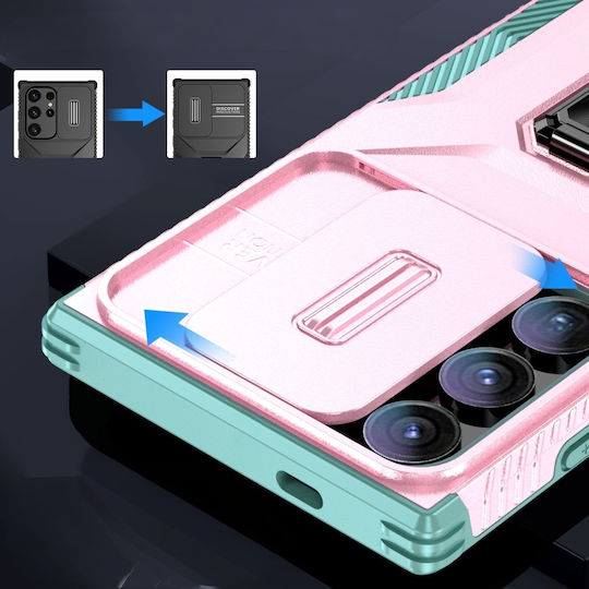 Erbord Back Cover Μεταλλικό Ροζ (Galaxy S24 Ultra)