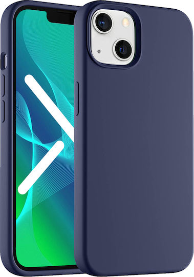 Back Cover Silicone Navy Blue (iPhone 14 Plus)