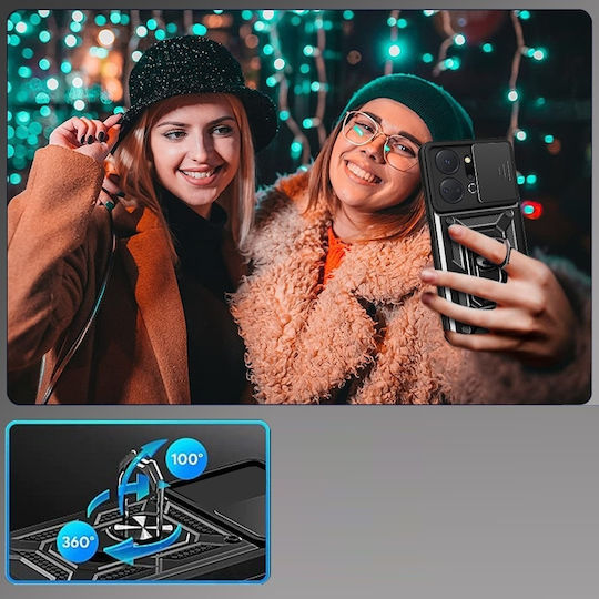 Back Cover Μεταλλικό Μαύρο (Honor X7a)