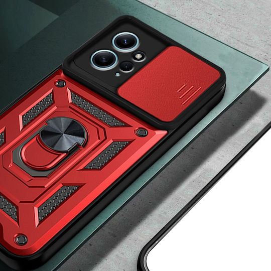 Back Cover Μεταλλικό Κόκκινο (Redmi Note 12 4G)