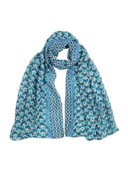 Achilleas Accessories Pareo with Print Print Blue