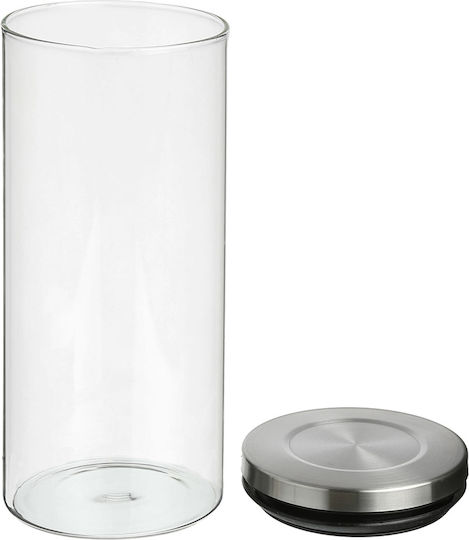 5Five 5Five General Use Glass Jar with Airtight Lid Transparent 1300ml 1 Piece