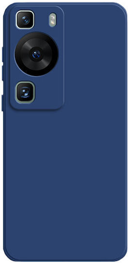 Back Cover Σιλικόνης Navy Μπλε (Huawei P60)