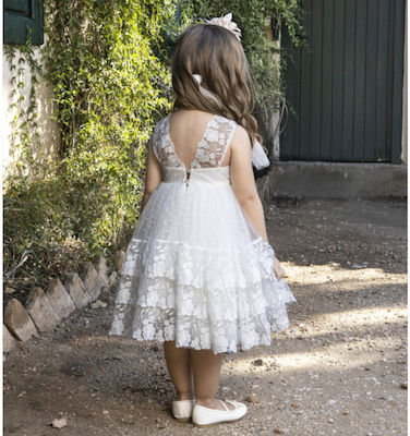 Baby Bloom White Lace Baptism Dress