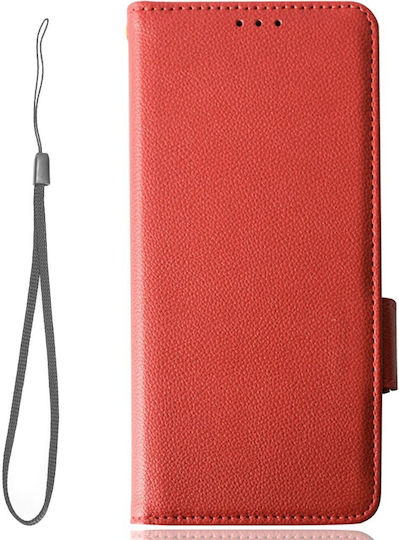 Wallet Δερματίνης Κόκκινο (Moto G72)