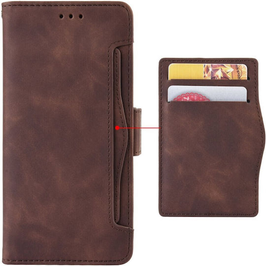 Book Piele artificială / Plastic / Silicon Maro (Xperia 10 IV)