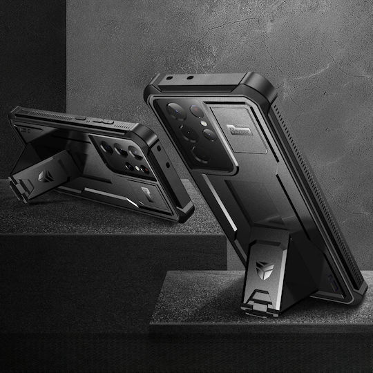Dexnor 360 Full Cover Μαύρο (Galaxy S21 Ultra 5G)