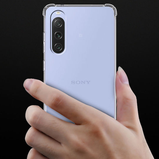 Erbord Umschlag Rückseite Silikon Transparent (Xperia 10 V)
