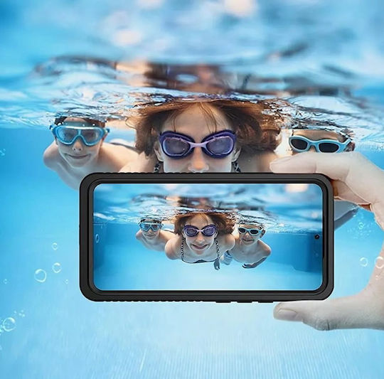 Redpepper Dot+ 360 Full Cover 2mm Αδιάβροχο Μαύρο (Galaxy S22 Ultra 5G)