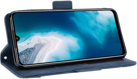Vivo Книга Изкуствена кожа / Пластмаса / Силикон Син (vivo V20 SE, vivo Y70 2020)