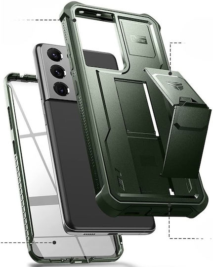 Dexnor 360 Full Cover Green (Galaxy S21 Ultra)