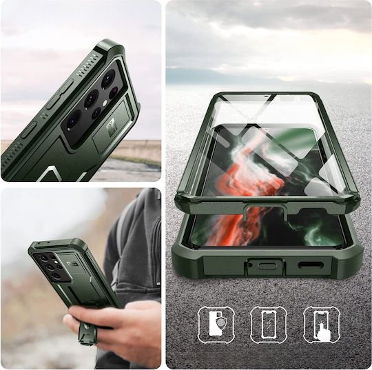 Dexnor 360 Full Cover Green (Galaxy S21 Ultra)