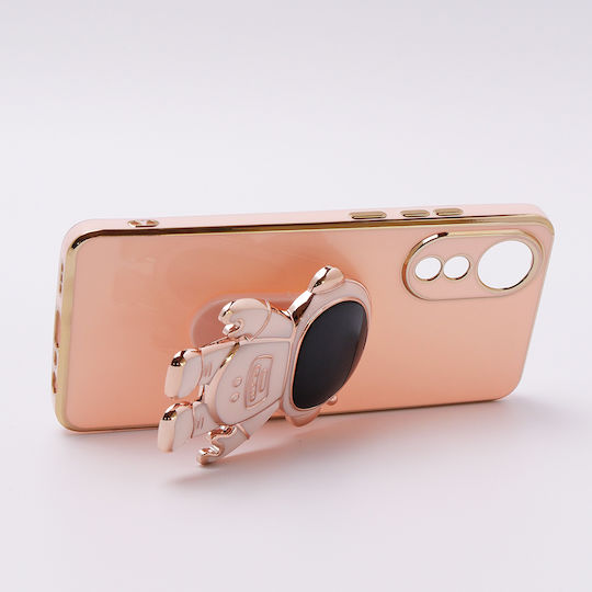 Oppo Astronaut Back Cover Σιλικόνης Ροζ (Oppo A78 4G)