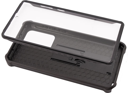 Dexnor 360 Full Cover Set cu Geam Negru (Galaxy S22 Ultra 5G)