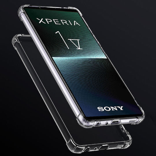 Erbord Umschlag Rückseite Silikon Transparent (Xperia 1 V)