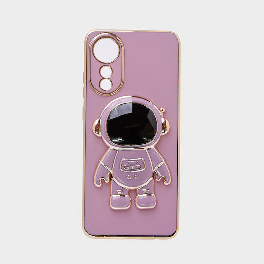 Oppo Astronaut Back Cover Silicone Purple (Oppo A78 4G)