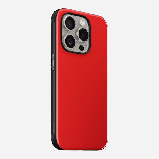Nomad Sport Bumper Πλαστικό / Σιλικόνης 1mm Κόκκινο (iPhone 15 Pro)