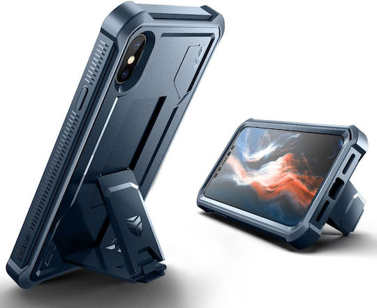 Dexnor 360 Full Cover Albastru marin (iPhone X / XS)