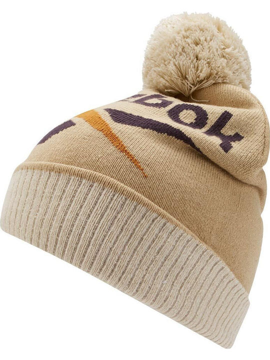 Beanie Beanie Knitted in Ecru color
