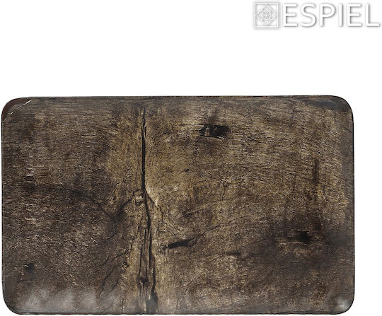 Espiel Hybrid Set Decorative de Platouri Dreptunghiulare Din lemn Verzi 6buc 26.5x32.5buc