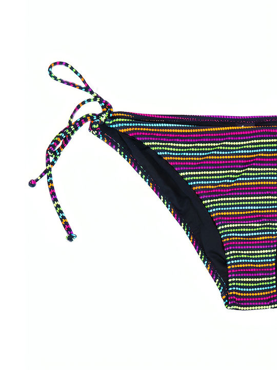 Basehit Bikini Brazil with Ties Fuchsia