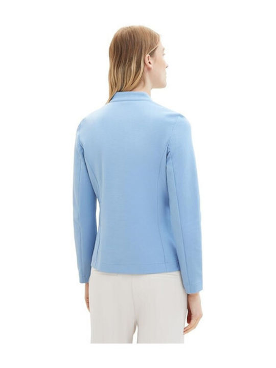 Tom Tailor Women's Blazer Light Blue