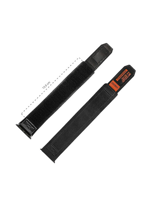 Erbord Armband Leder Schwarz (Apple Watch 1/2/3/4/5/4/5/6/7/8/SE/ULTRA)