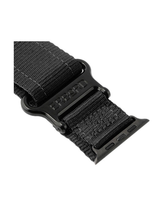 Erbord Armband Leder Schwarz (Apple Watch 1/2/3/4/5/4/5/6/7/8/SE/ULTRA)