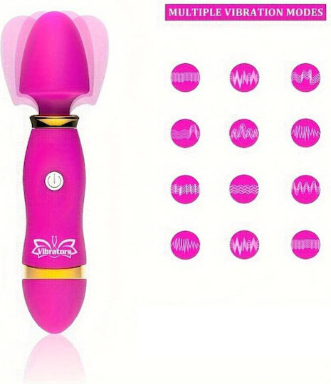 Pretty Lingerie Vibrator Massage 14cm Fuchsia