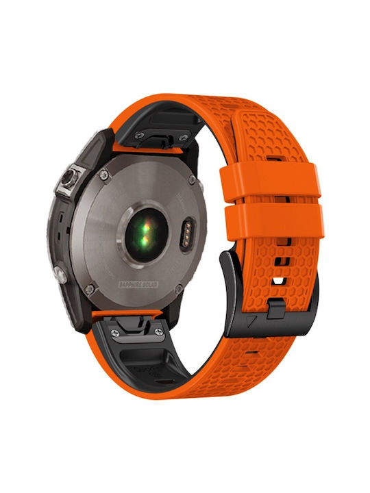 Garmin Λουράκι Πορτοκαλί (Garmin Tactix 7 Pro, Fenix 7X, 6X Pro, 5X Plus)