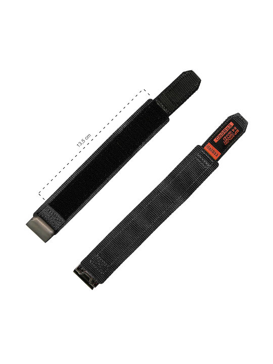 Erbord Curea Piele Negru (Fenix 5 / 5 Plus / 6 / 6 Pro / 7 / 7 Pro / 8 (47mm))