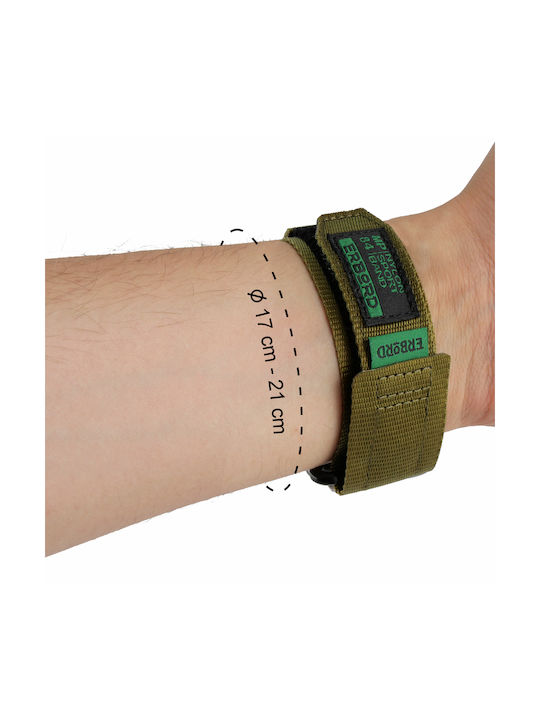 Erbord Каишка Кожа Зелен (Apple Watch 1/2/3/4/5/4/5/6/7/8/SE/ULTRA)