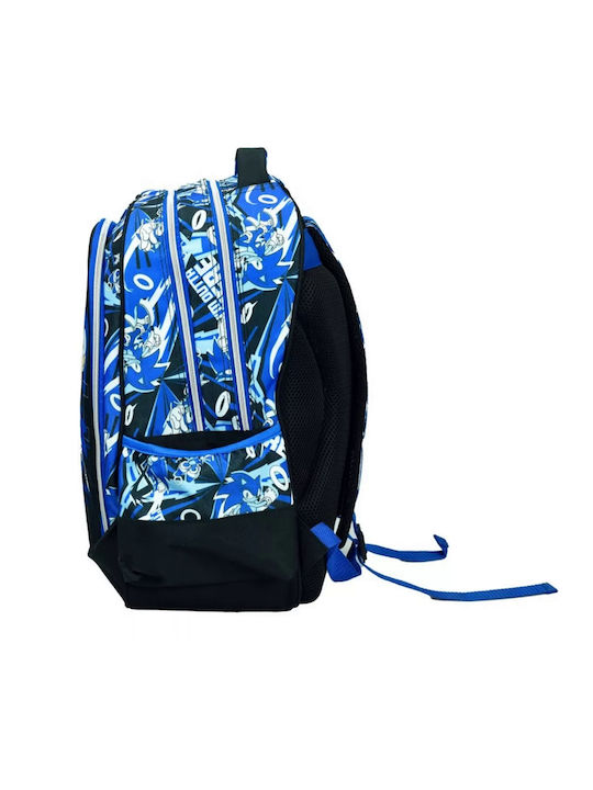 Sonic School Bag Backpack Elementary, Elementary in Blue color