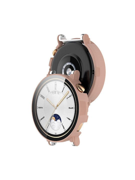Plastikhülle in Rosa Farbe für Huawei Watch GT 4 41mm