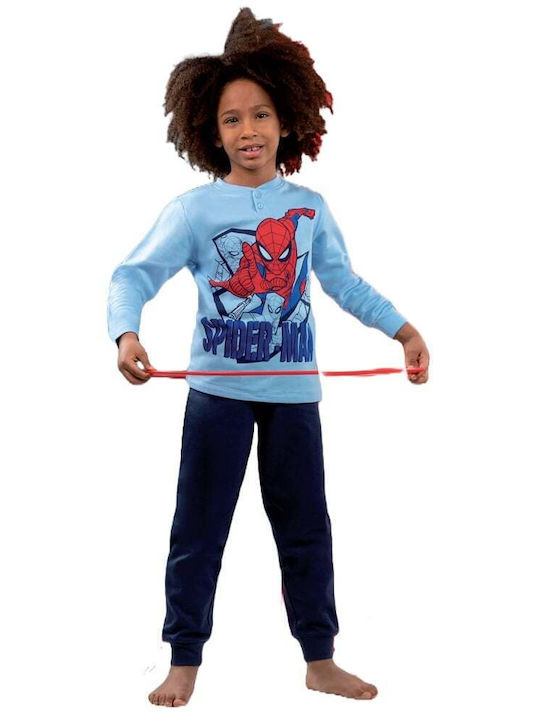 Spiderman Pijama pentru copii De bumbac Blue