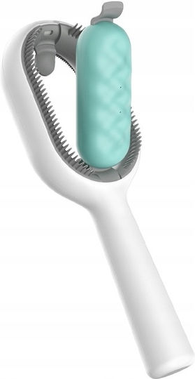 Ηλεκτρική Βούρτσα για Κοντότριχους Σκύλους για Καθαρισμό Τριχώματος Λευκή