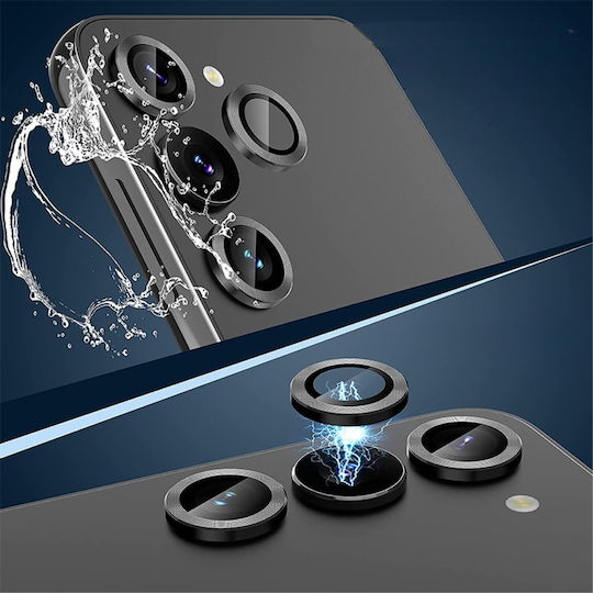 Kameraschutz Gehärtetes Glas Black für das Samsung Galaxy A25 5G