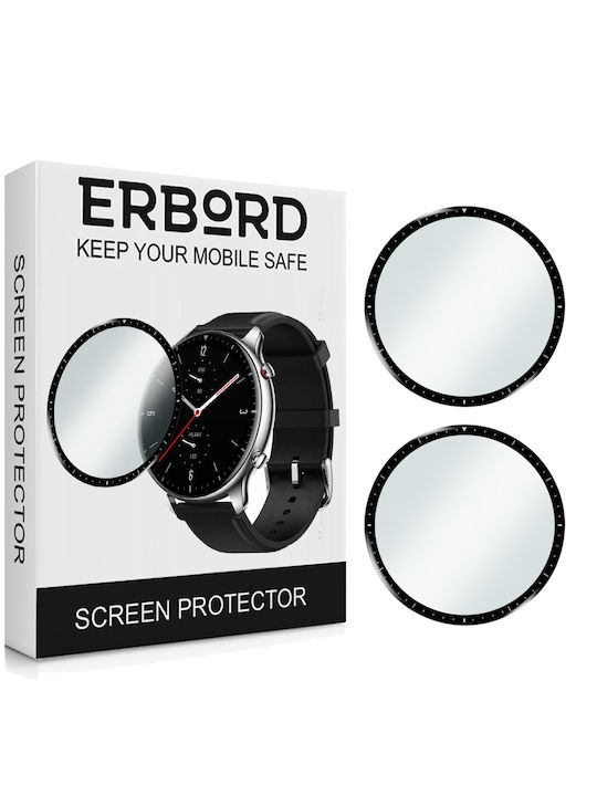 Erbord Full Face Tempered Glass pentru Amazfit GTR 2 1buc