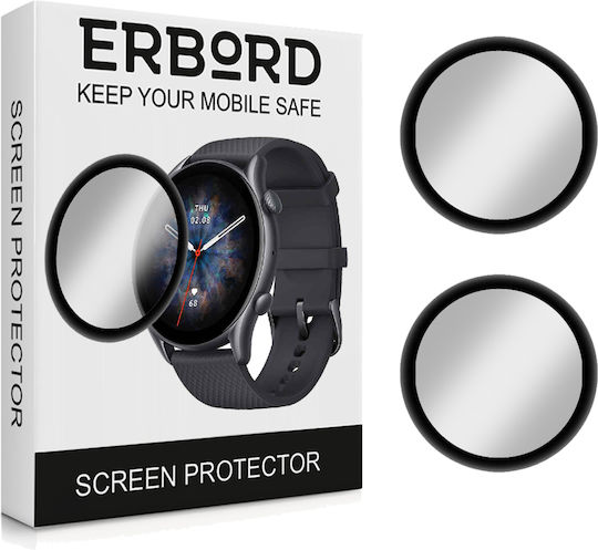 Erbord Full Face Tempered Glass για το Amazfit GTR 3 1τμχ