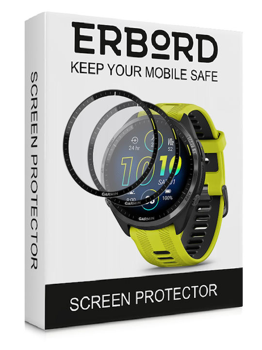 Erbord Закалено стъкло за цялото лице за Garmin Forerunner 965 1бр