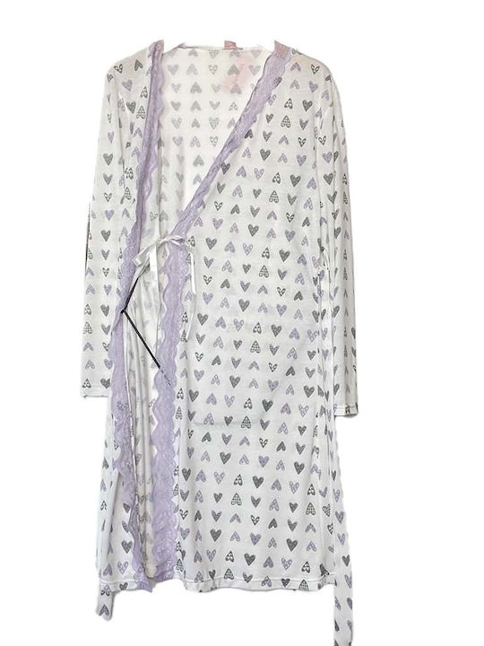Cootaiya Pentru Femei Halat cu Cămașă de noapte Purple