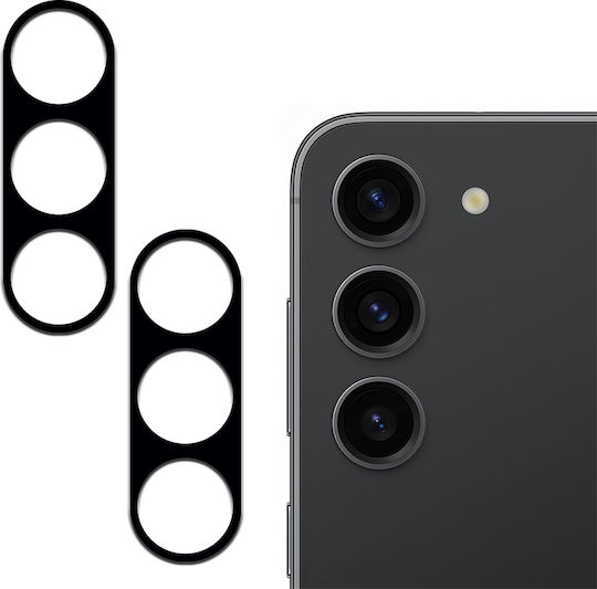 Erbord Lentilă Cameră Telefon Mobil Negru pentru (Samsung Galaxy S23 Plus)